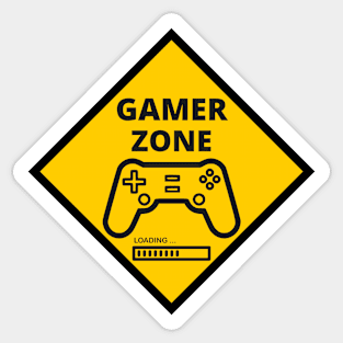 gamer zone Sticker